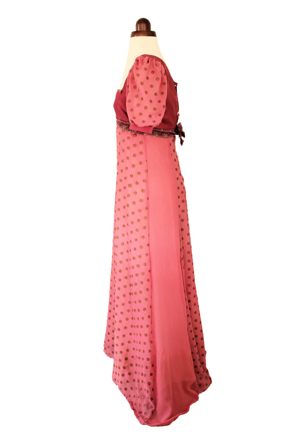 Ladies 19th Century Regency Jane Austen Evening Ball Gown Costume Size 10 - 12 Image